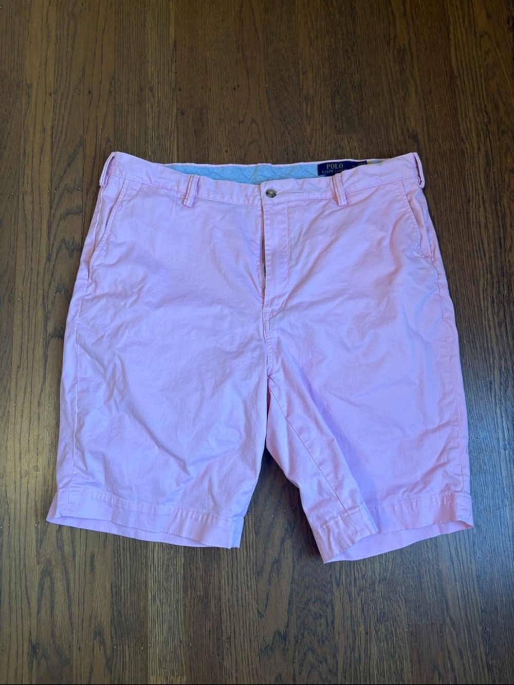 Polo Ralph Lauren Men’s Light Pink classic fit 9” shorts size 38